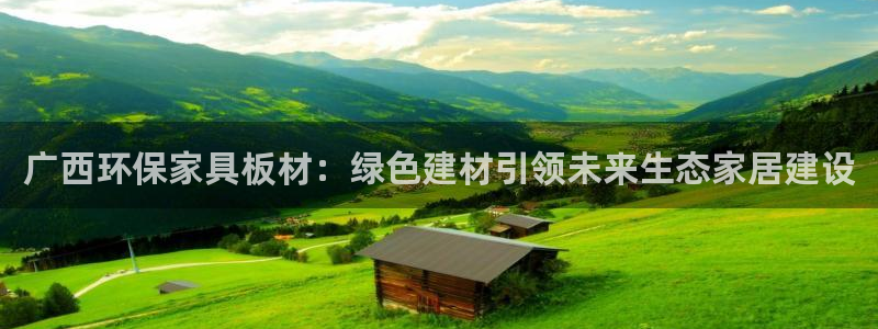 杏耀怎么注册：广西环保家具板材：绿色建材引领未来生态家居建设