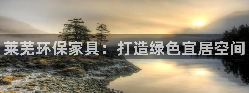 杏耀app怎样申请退款：莱芜环保家具：打造绿色宜居空间