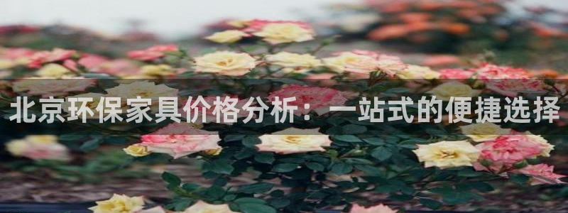 杏耀平台指定：北京环保家具价格分析：一站式的便捷选择